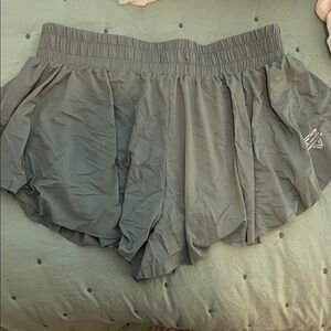 XS Flowy Women's Sage Green Shorts